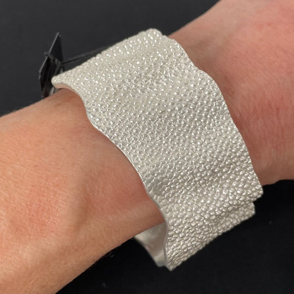 DANSK - Silver plate Statement Cuff Bracelet