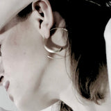 Dansk - TARA silver infinity swirl earring