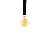 DANSK - Tabitha gold ball and leather Lariat necklace