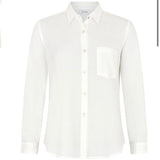 LUELLA -Cotton Shirt Plain White