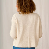 LUELLA - Cream/gold - Amber edge to edge cardigan