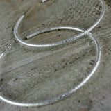 Dansk - Simple Silver large hoop