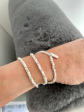 DANSK - Alina silver elastic bracelet 3 pieces