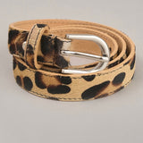 LUELLA - Medium Animal print cowhide belt