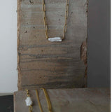 DANSK - Gold Jasmin waterproof link pearl choker