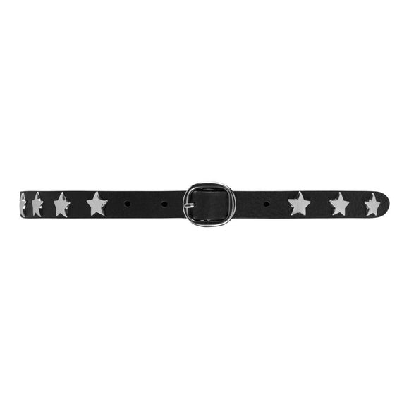 DEPECHE Silver Star Narrow Belt