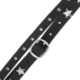 DEPECHE Silver Star Narrow Belt
